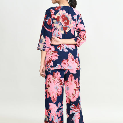 Joban Fashion Beautiful N.Blue & Pink Cotton Cod Set