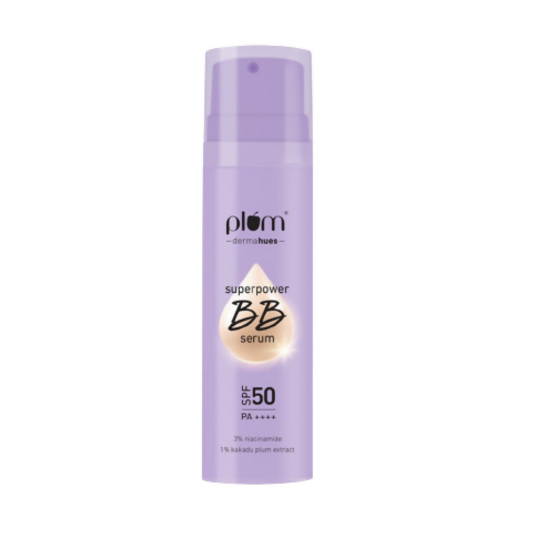 Plum Superpower BB Serum with SPF 50 PA ++++ 01 Ivory