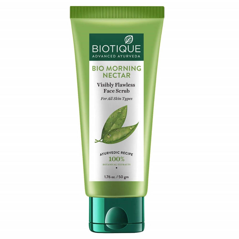 Biotique Advanced Ayurveda Bio Morning Nectar Visibly Flawless Face Scrub