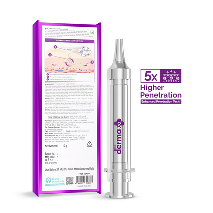 The Derma Co 50000 PPM Vitamin C Microneedle Serum Shot