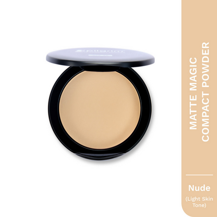 Pilgrim Matte Finish Compact Powder With SPF 25 - Nude-10