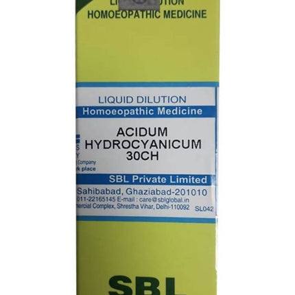 SBL Homeopathy Acidum Hydrocyanicum Dilution