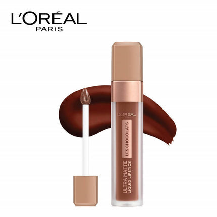 L'Oreal Paris Les Chocolats Ultra Matte Liquid Lipstick - 866 Truffa Mania