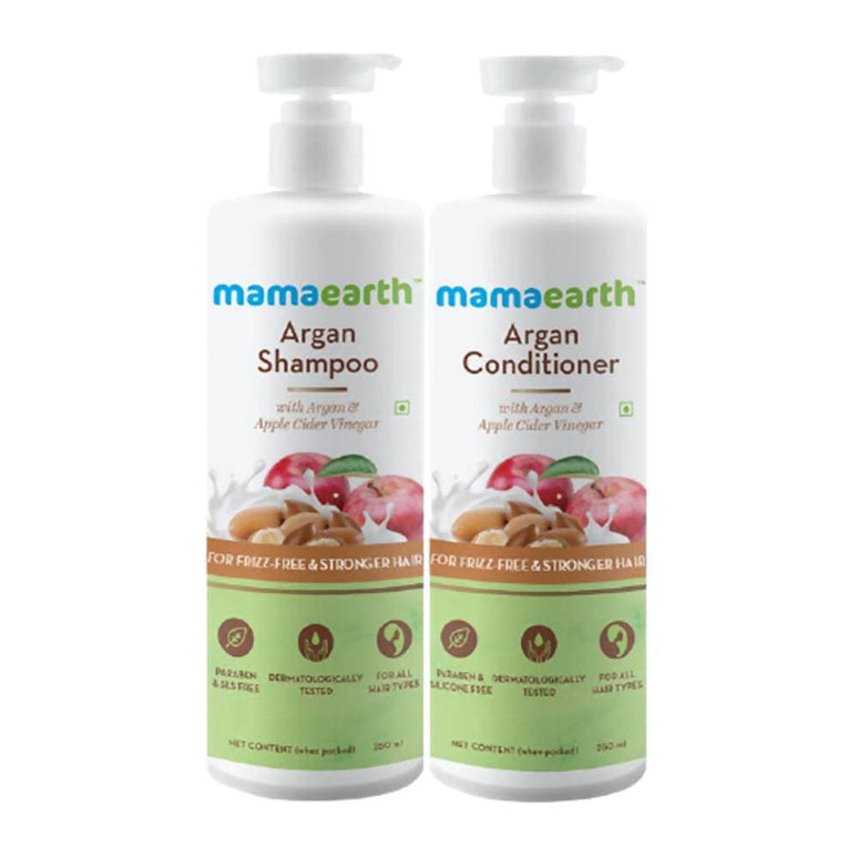 Mamaearth Argan Shampoo & Conditioner Combo - Limited Time Offer