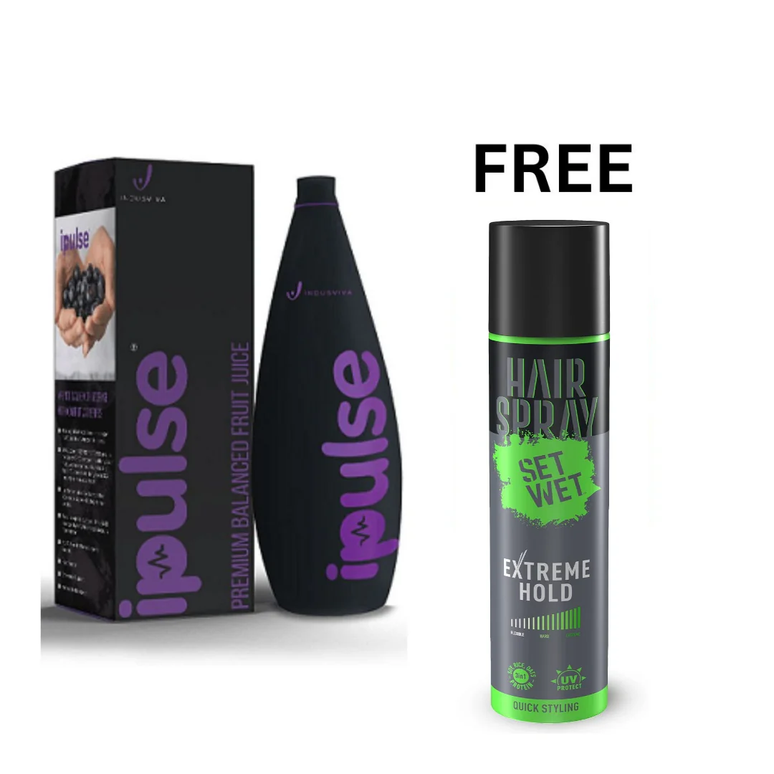 INDUS VIVA I PULSE JUICE (1 LTR) - SET WET HAIR SPRAY FREE