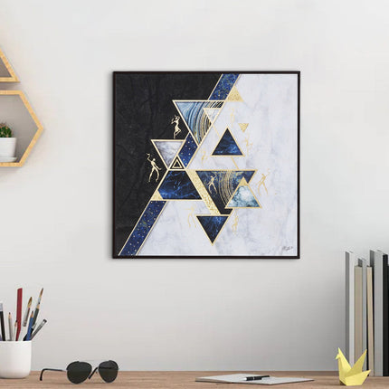 Tehzeeb Creations Golden Embossed Wall Painting