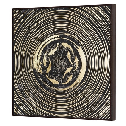 Tehzeeb Creations Golden Embossed Wall Painting