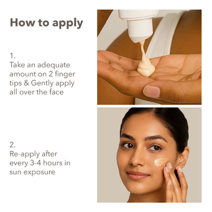 Lotus DermaBotanics 5% Niacinimide Complex + Green Tea UV Bright Sunscreen SPF 60 + PA++++