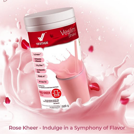 Vestige Veslim Shake - Rose Kheer Flavour (500 G)