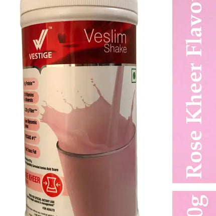 Vestige Veslim Shake - Rose Kheer Flavour (500 G)