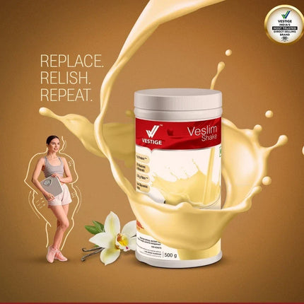 Vestige Veslim Shake Vanilla Flavour (500 G)