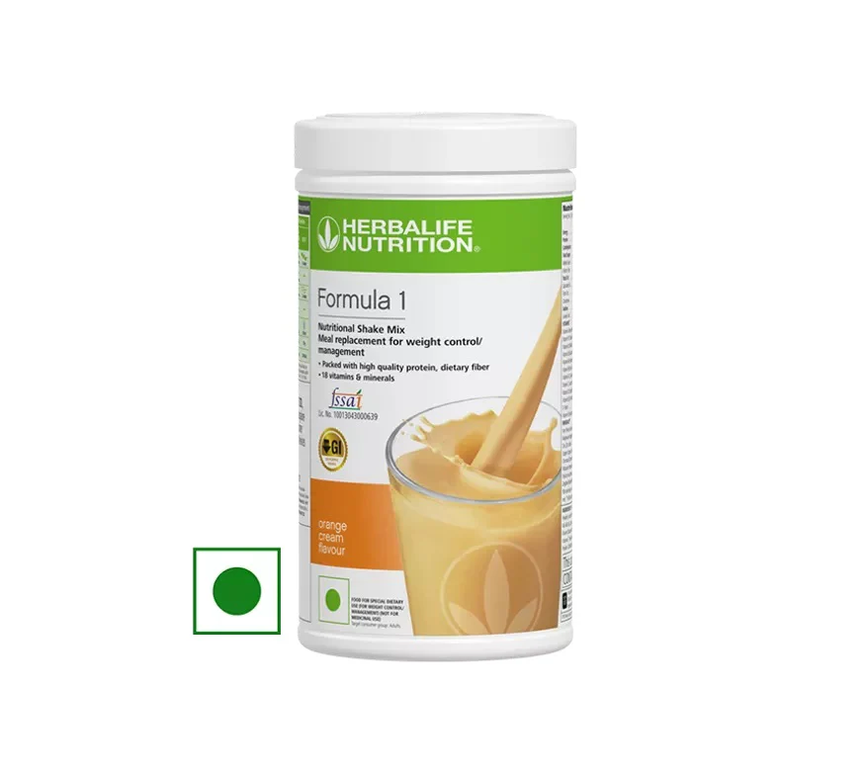 HERBALIFE FORMULA 1 NUTRITIONAL SHAKE MIX, ORANGE CREME (500G)