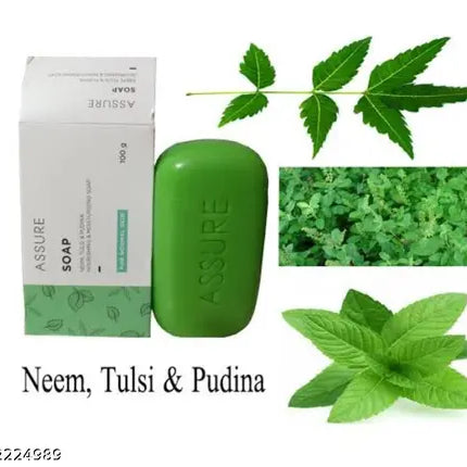 Vestige Assure Soap Neem, Tulsi & Pudina - 100g (Pack of 10)