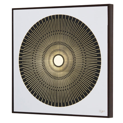 Tehzeeb Creations Golden Embossed Wall Painting