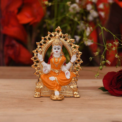 Collectible India Ceramic Lakshmi Idol