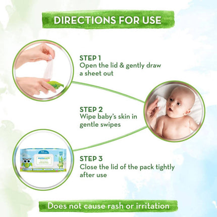 Mamaearth India's 1st Organic Bamboo Based Wipes