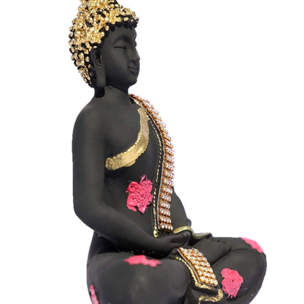 Shri Balaji Enterprises Polyresin Sitting Lord Buddha Idol
