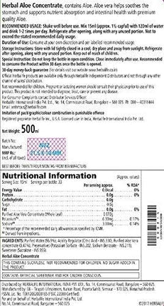 HERBALIFE HERBAL ALOE CONCENTRATE (500 ML)