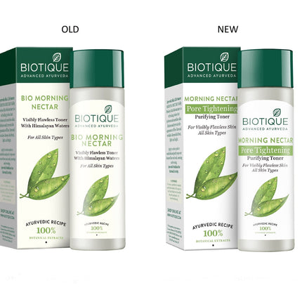 Biotique Advanced Ayurveda Bio Morning Nectar Visibly Flawless Toner