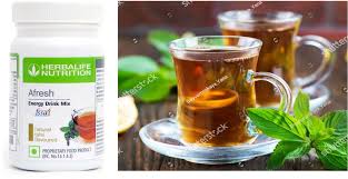 HERBALIFE AFRESH NATURAL TULSI DRINK MIX (50G) - PACK OF 2