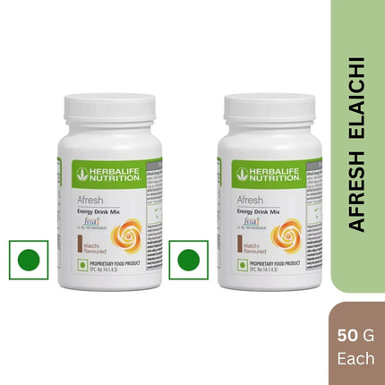 HERBALIFE AFRESH ELAICHI DRINK MIX (50G) - PACK OF 2