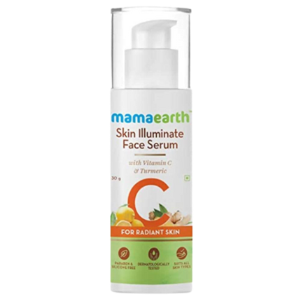 Mamaearth Skin Illuminate Face Serum With Vitamin C & Turmeric For Radiant Skin