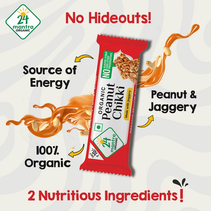 24 Mantra Organic Peanut Chikki