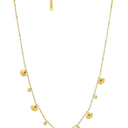 Gold Plated Necklace - Ruby Raang