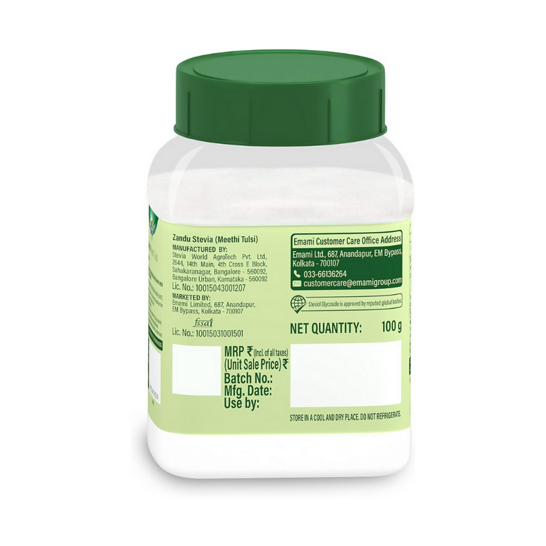 Zandu Stevia Meethi Tulsi Powder- A Healthier Substitute For Sugar