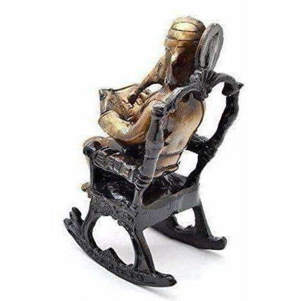 Brass - Ganesha on Rocking Chair