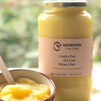 Satjeevan A2 Gir Cow Bilona Ghee | Pure A2 Gir Cow Bilona Ghee | 100% Gir Cow Ghee | Traditional Cow Ghee