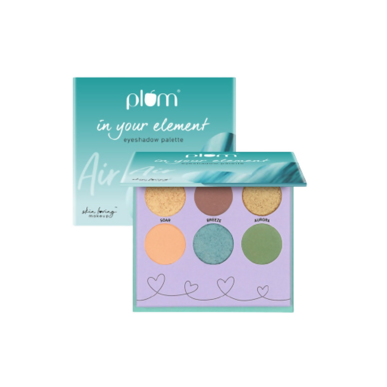 Plum In Your Element Eyeshadow Palette Easy to Blend 6-in-1 Palette 04 Air
