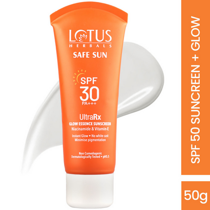 Lotus Herbals Safesun Ultrarx Glow Essence Sunscreen SPF 30 PA++++