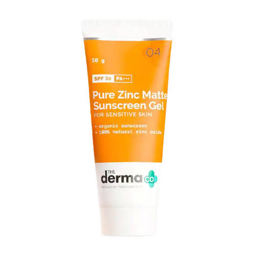 The Derma Co Pure Zinc Matte Sunscreen Gel for Sensitive Skin
