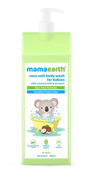 Mamaearth Milky Soft Baby Body Wash For Tear-Free Formula & Gently Cleanses Skin