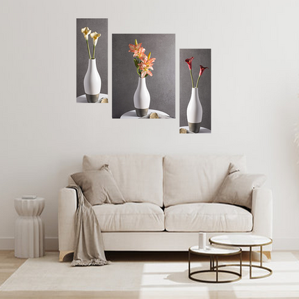 Tehzeeb Creations Set Of 3 Digital Wall Painting