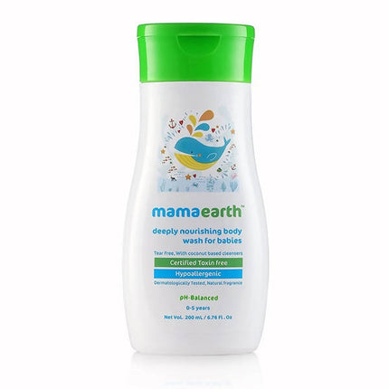Mamaearth Daily Moisturizing Lotion & Mamaearth Deeply Nourishing Baby Wash For Babies