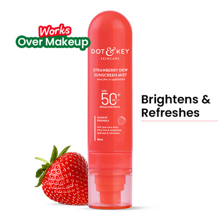 Dot & Key Strawberry Dew Sunscreen Mist SPF 50+