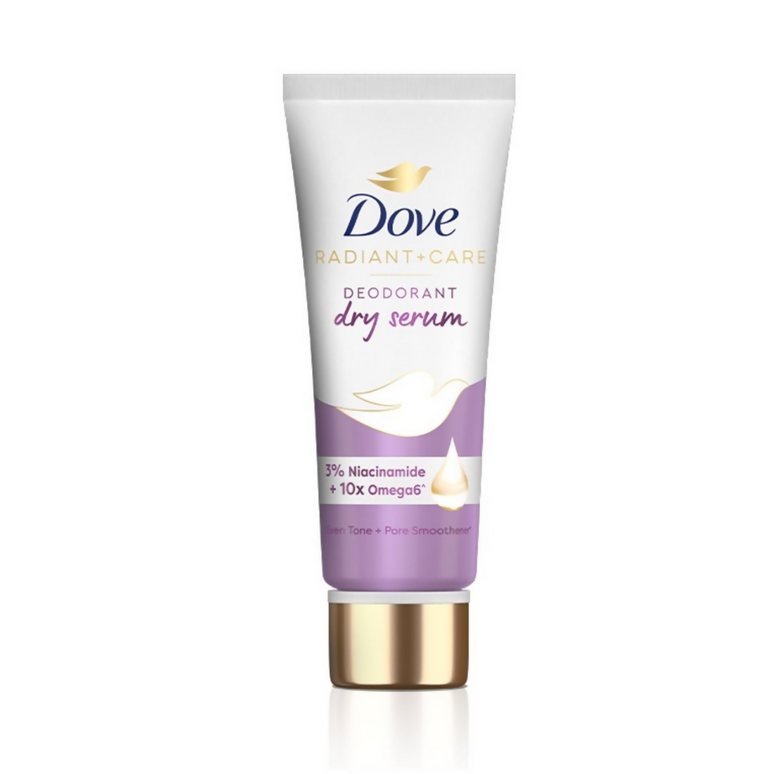Dove Radiant + Care Deodorant Dry Serum with 3% Niacinamide & 10x Omega6