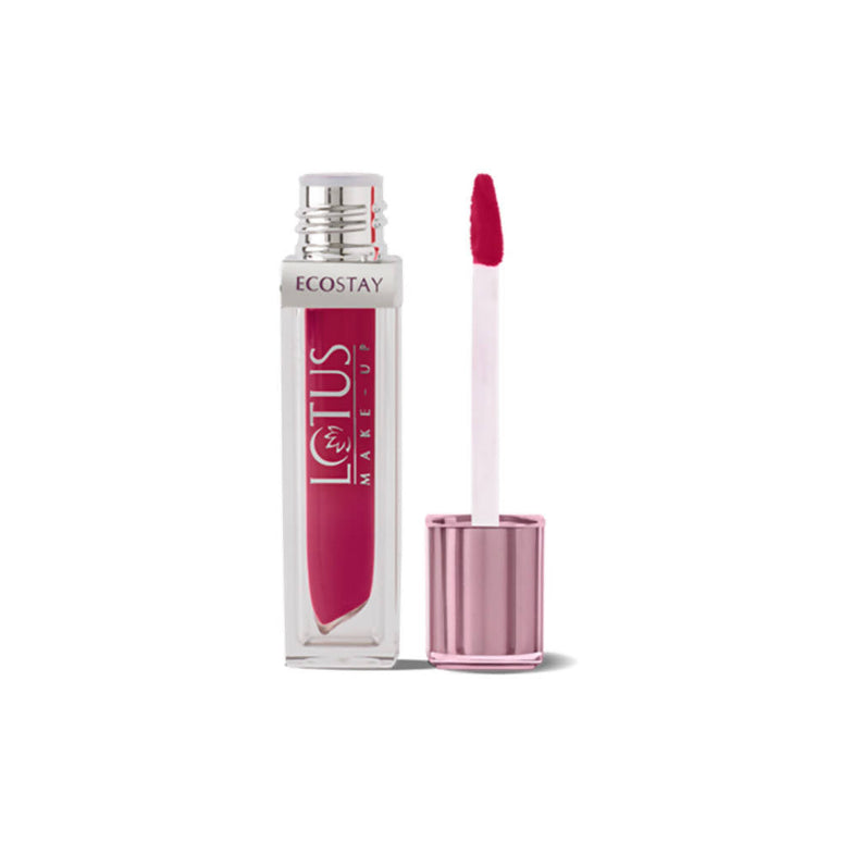 Lotus Make-Up Ecostay Matte Lip Lacquer - Rose Bloom (4 Gm)