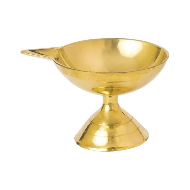 Spillbox Gold-Toned Brass Big Diya Pooja Essential