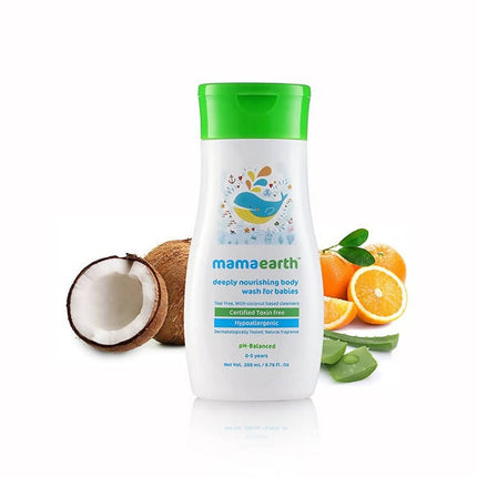 Mamaearth Daily Moisturizing Lotion & Mamaearth Deeply Nourishing Baby Wash For Babies