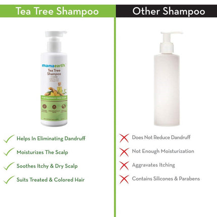Mamaearth Tea Tree Shampoo & Onion Hair Oil