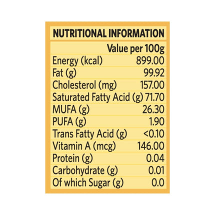 Organic India Cow Ghee | Pure and Natural Desi Ghee - Traditional Curd-Churned - Premium Artisanal Desi Ghee - Diet Friendly with Rich Taste