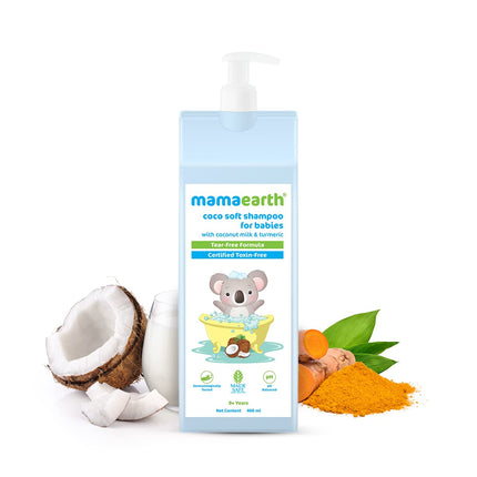 Mamaearth Coco Soft Shampoo with Coconut Milk & Turmeric for Babies - Limited Time Offer
