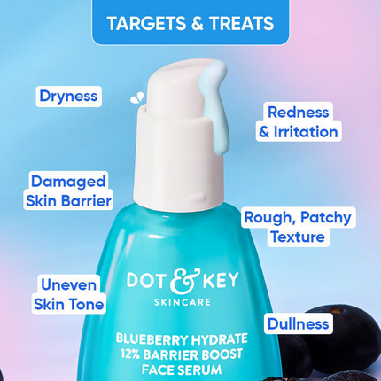 Dot & Key Blueberry Hydrate 12% Barrier Boost Face Serum