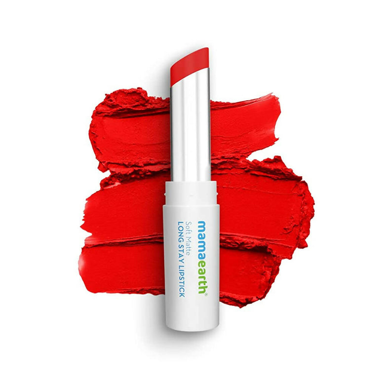 Mamaearth Soft Matte Long Stay Lipstick - Red Dahlia - Limited Time Offer