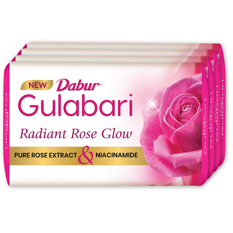 Dabur Gulabari Pure Rose Soap for Radiant Rose Glowing Skin & Body