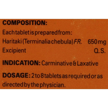 Zandu Haritaki Tablets