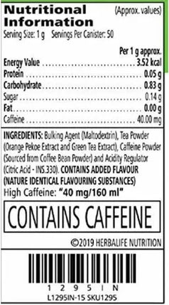 HERBALIFE AFRESH LEMON DRINK MIX (50G) - PACK OF 2